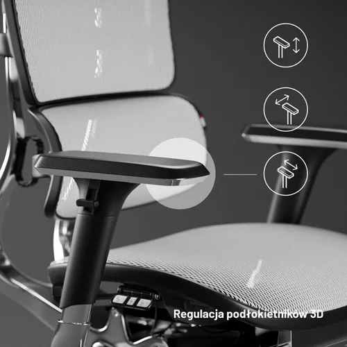 Fotel DIABLO CHAIRS V-Master Biało-czarny