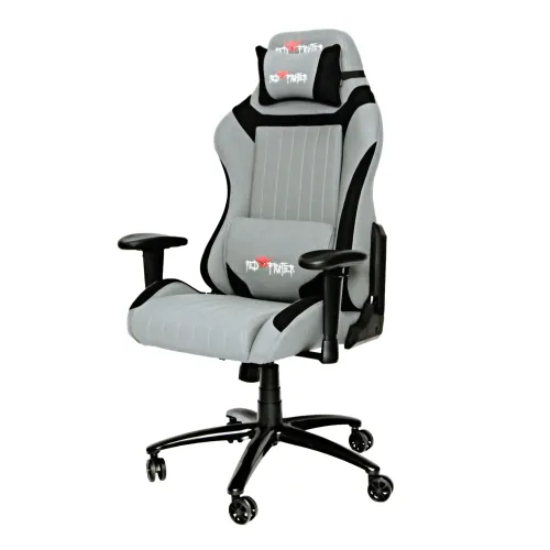 Fotel Red Fighter C3 Gamingowy do 150kg Skóra ECO Szary