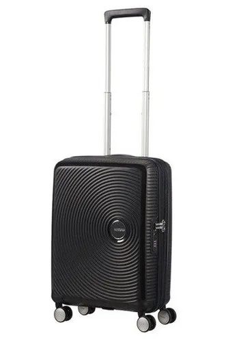 Mała kabinowa walizka American Tourister Soundbox - bass black