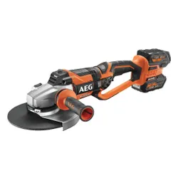 AEG PowerTools Açı Öğütücü Bews18-230BLLI-602C (+2x 6AH pil + şarj cihazı )