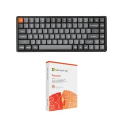 Klawiatura KEYCHRON K2 Max QMK Wireless Hot-Swap Super Brown Switch + Program MICROSOFT 365 Personal