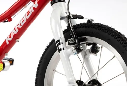 Rower dziecięcy KARBON Superlight 14 cali dla chłopca Czerwony