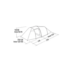 Namiot 2-osobowy Easy Camp Magnetar 200 - rustic green