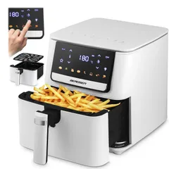 Air Fryer Frytkownica beztłuszczowa BERDSEN BD-662 Biały 6.5l 8 automatycznych programów
