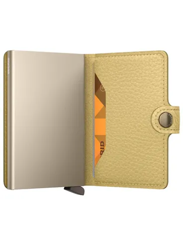 Portfel kieszonkowy RFID Secrid Miniwallet Pebble - butter yellow