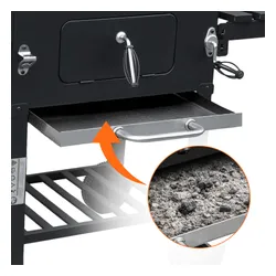 Grill węglowy VELACO VL17 Czarny