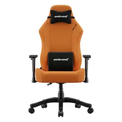 Fotel Anda Seat Luna L Orange Fabric Gamingowy do 100kg Tkanina Pomarańczowy