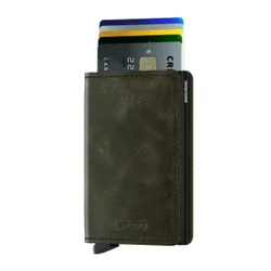 Slimwallet Secrid RFID Koruması Vintage-zeytin / siyah