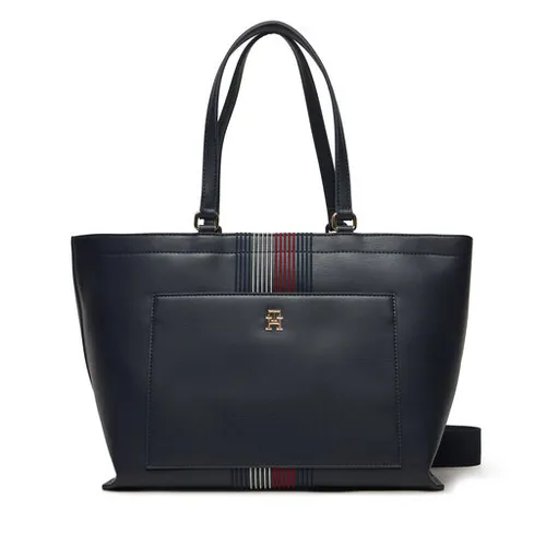 Сумка Tommy Hilfiger Distinct Tote Corp Handbag AW0AW16704 Navy Blue