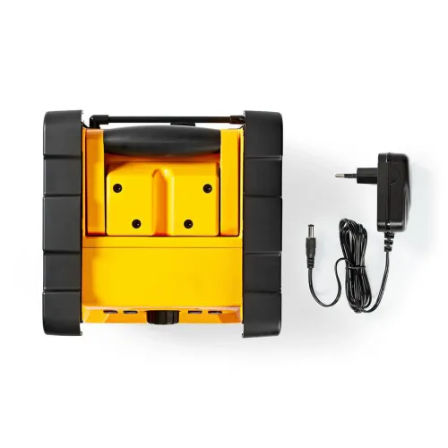 Radioodbiornik Nedis RDFM3100YW Radio FM Bluetooth Warsztatowe Żółto-czarny