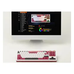 Klawiatura ROYAL KLUDGE RK M87 Famicom Beige Switch