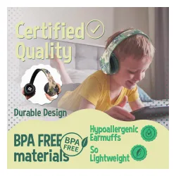 Słuchawki bezprzewodowe PowerLocus P2 Kids Nauszne Dla Dzieci Bluetooth 5.3 Moro