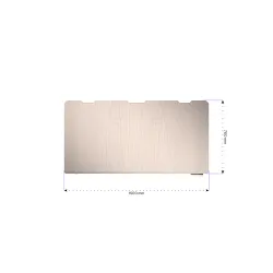 Biurko Endorfy Atlas L Electric Light Wood 150cm Regulacja wysokości Jasne drewno