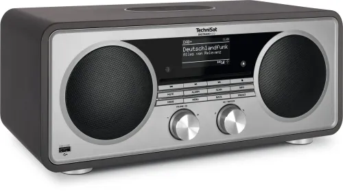 Radioodbiornik TechniSat DigitRadio 602 Radio FM DAB+ Internetowe Bluetooth Antracyt-srebrny