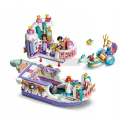 LEGO Disney 43299 Królewska łódź weselna Arielki, zestaw klocków 6+