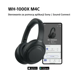 Słuchawki bezprzewodowe Sony WH-1000XM4C ANC Nauszne Bluetooth 6.0 Srebrny