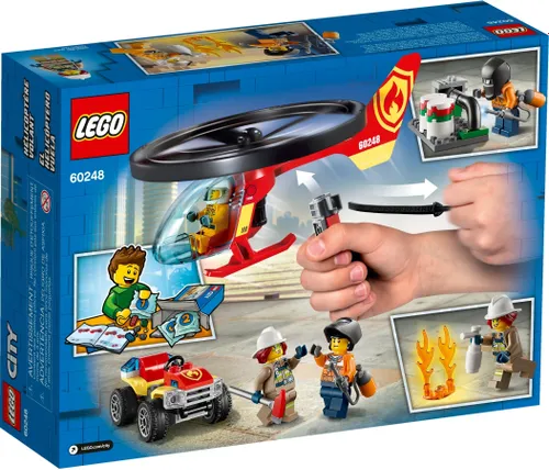LEGO City Helikopter strażacki leci na ratunek 60248