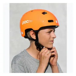 Kask rowerowy dziecięcy POC Pocito Crane MIPS Jr 10826 fluorescent orange