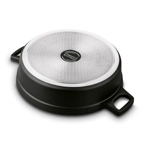 Patelnia aluminiowa nieprzywierająca z dwoma uchwytami i pokrywką KONIGHOFFER Vitello 28 cm