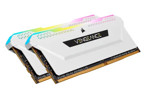 Pamięć RAM Corsair Vengeance RGB Pro SL DDR4 16GB (2 x 8GB) 3200 CL16 (biały)