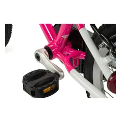 Rower dziecięcy KARBON Superlight Automatic 16 cali dla dziewczynki Różowy