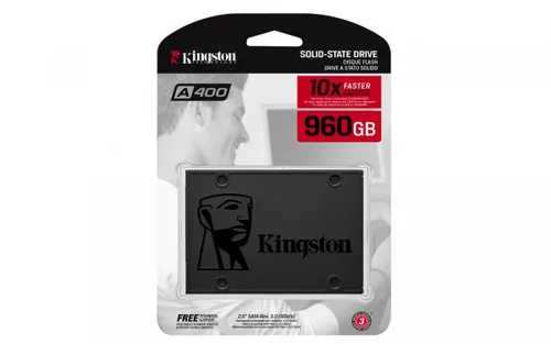 Kingston A400 Katı Hal Sürücüsü 960 GB 2,5" SATA III (SA400S37 / 960G)