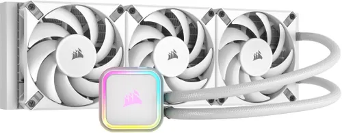 Chłodzenie Corsair iCUE H150i ELITE 360 mm RGB Biały