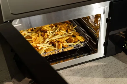 Kuchenka mikrofalowa HISENSE H28SO1 SpeedOven 7w1 Air Fry Grill Pizza Toster Suszarka Wolnowar 41 Auto Programów