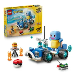 LEGO 72156 Pokémon SMART Play Przygoda Trenera ze Squirtle i pojazdem terenowym