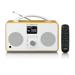 Radioodbiornik Lenco PIR-645 Radio FM DAB+ Internetowe Bluetooth Biały