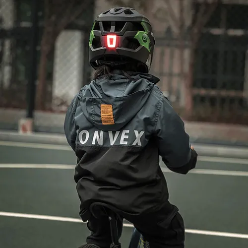 Kask rowerowy dziecięcy Rockbros 10110061003 Kids Helmet black/ti-green