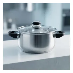 Garnek ze stali nierdzewnej z pokrywką EMILIO 3,2 l