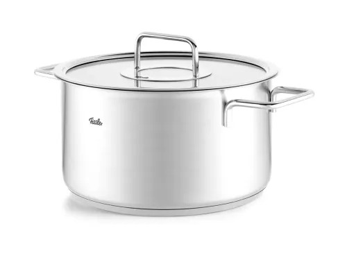 FISSLER Pure Collection 5,7 l - garnek ze stali nierdzewnej ze szklaną pokrywką