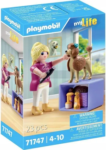 PLAYMOBIL MY LIFE 71747 PIELĘGNACJA PSÓW zestaw dla dzieci 4+
