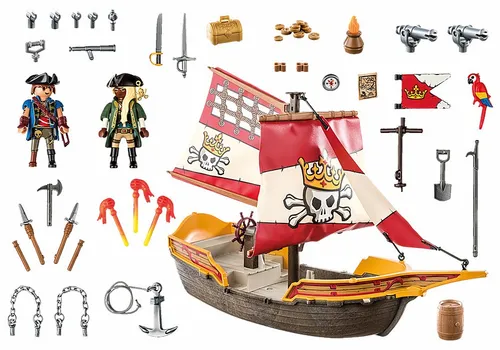 Playmobil Пираты 71418 Пиратский Корабль