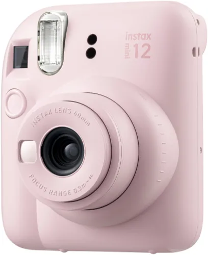 Aparat FUJIFILM Instax Mini 12 Różowy Pokrowiec + Album + Ramki + Sznurek + Klamerki