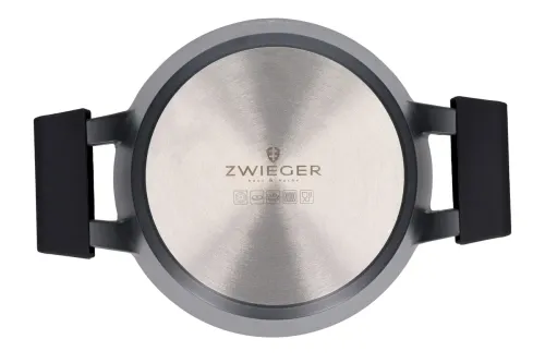 ZWIEGER Black Stone 2 l - garnek aluminiowy z pokrywką