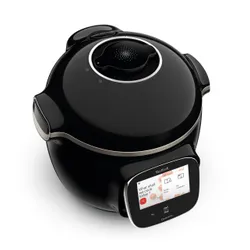 Аэрогриль Tefal Cook4me Touch Wi-Fi CY9128 + крышка для выпечки EY1508 1600 Вт 6л мобильное приложение