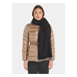 Calvin Klein monogramă Jacquard eșarfă 40x180 K60K611116 CK Negru BAX