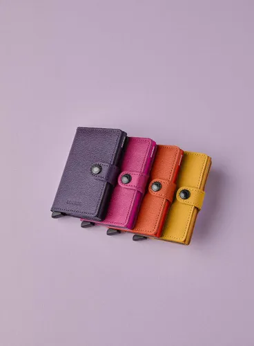 Kompaktowy portfel z RFID Secrid Miniwallet Crisple - fuchsia