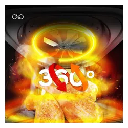 Air Fryer Frytkownica beztłuszczowa TURBOTRONIC TT-AFG5 5.5L 8 automatycznych programów