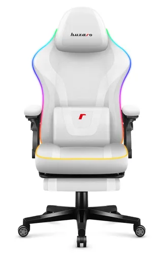 Fotel HUZARO Force 4.6 RGB Biały
