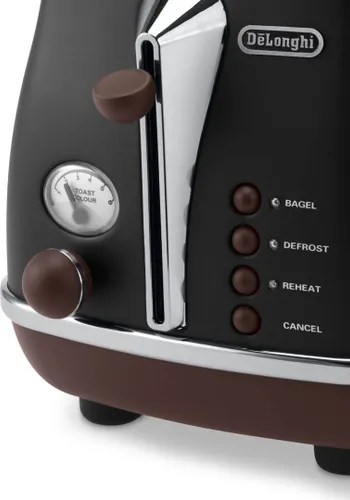 DeLonghi CTOV Tost makinesi 2103.BK+BW