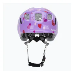 Kask rowerowy dziecięcy Alpina Ximo 2 Jr purple hearts gloss