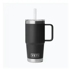 Kubek termiczny YETI Rambler Straw 739 ml black