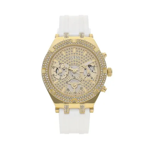 Guess Night Life Saati Gw0407l2 Beyaz / Altın