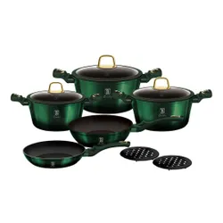 Zestaw garnków BERLINGER HAUS Emerald Collection BH/6065 (10 elementów)