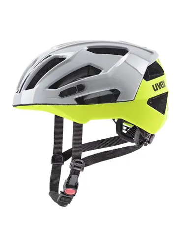 Kask rowerowy Uvex Gravel X - rhino/neon yellow