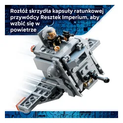 LEGO Star Wars 75454 Mandalorian AT-AT Resztek Imperium, zestaw klocków 10+