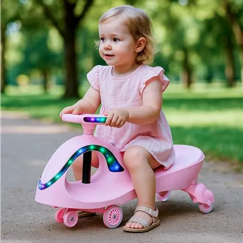 Grawitacyjny Jeździk Dla Dzieci Z LED Baby Mix G-Force Pink